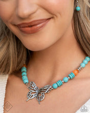Load image into Gallery viewer, Paparazzi - Try As I FLIGHT - Blue Necklace
