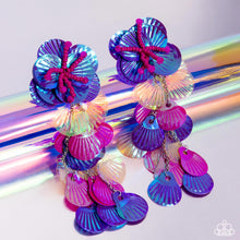 Load image into Gallery viewer, Paparazzi - Under the Waves - Purple Earrings