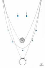 Load image into Gallery viewer, Paparazzi - Lunar Lotus - Blue Necklace