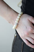 Load image into Gallery viewer, Paparazzi - POSHing Your Luck - White Bracelet