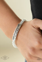 Load image into Gallery viewer, Paparazzi - So She Did - White Bracelet