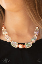 Load image into Gallery viewer, Paparazzi - Iridescently Ice Queen - Copper Necklace