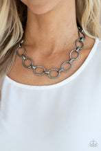 Load image into Gallery viewer, Paparazzi - HAUTE-ly Contested - Black Necklace