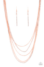 Load image into Gallery viewer, Paparazzi - Dangerously Demure - Copper Necklace