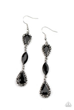 Load image into Gallery viewer, Paparazzi - Test of TIMELESS - Black Earrings