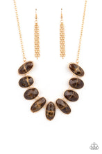 Load image into Gallery viewer, Paparazzi - Elliptical Episode - Brown Necklace