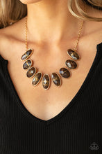 Load image into Gallery viewer, Paparazzi - Elliptical Episode - Brown Necklace