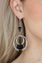 Load image into Gallery viewer, Paparazzi - Deco Dancing - Black Earrings