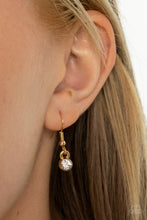 Load image into Gallery viewer, Paparazzi - Spiraling Sparkle - Gold Necklace