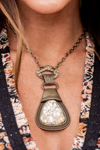 Load image into Gallery viewer, Paparazzi - Rodeo Royale - Brass Necklace