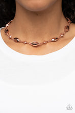 Load image into Gallery viewer, Paparazzi - Prismatic Reinforcements - Copper Earring