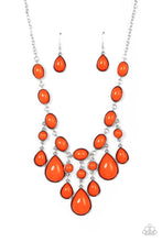 Load image into Gallery viewer, Paparazzi - Mediterranean Mystery - Orange Necklace