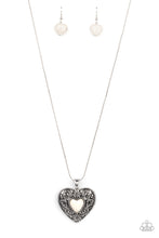 Load image into Gallery viewer, Paparazzi - Wholeheartedly Whimsical - White Necklace