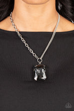 Load image into Gallery viewer, Paparazzi - Instant Intimidation - Silver Necklace