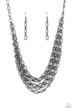 Load image into Gallery viewer, Paparazzi - House of CHAIN - Black Necklace