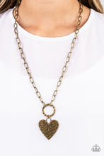 Load image into Gallery viewer, Paparazzi - Brotherly Love - Brass Necklace