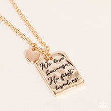 Load image into Gallery viewer, Paparazzi - Divine Devotion - Gold Necklace