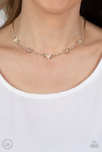 Load image into Gallery viewer, Paparazzi - Fluttering Fanatic - Gold Necklace