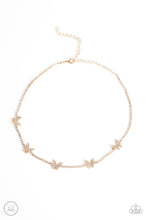 Load image into Gallery viewer, Paparazzi - Fluttering Fanatic - Gold Necklace