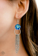 Load image into Gallery viewer, Paparazzi - Arthurian A-Lister - Blue Earrings Fashion Fix