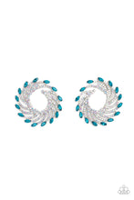 Load image into Gallery viewer, Paparazzi - Firework Fanfare - Blue Earrings