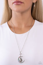 Load image into Gallery viewer, Paparazzi - Talking to the Moon - Silver Necklace