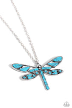 Load image into Gallery viewer, Paparazzi - FLYING Low - Blue Necklace