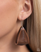 Load image into Gallery viewer, Paparazzi - In and OUTBACK - Brown Earring
