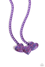 Load image into Gallery viewer, Paparazzi - Low-Key Lovestruck - Purple Necklace
