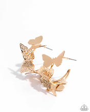 Load image into Gallery viewer, Paparazzi - No WINGS Attached - Gold Earrings
