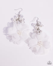 Load image into Gallery viewer, Paparazzi - Fashionable Flower Girl - White Earring
