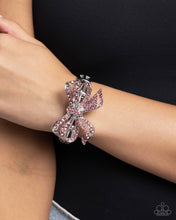 Load image into Gallery viewer, Paparazzi - Its All A-BOW-t Me - Pink Bracelet
