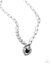 Load image into Gallery viewer, Paparazzi - Soft-Hearted Style - Black Necklace
