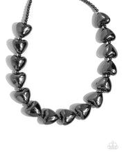 Load image into Gallery viewer, Paparazzi - Hello Heartstrings - Black Necklace
