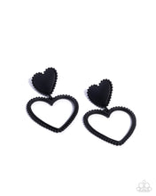 Load image into Gallery viewer, Paparazzi - Casual Chemistry - Black Earrings
