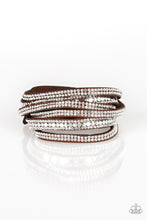 Load image into Gallery viewer, Paparazzi - Rock Star Attitude - Brown Bracelet
