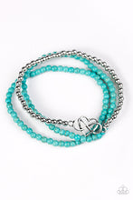 Load image into Gallery viewer, Paparazzi - Collect Moments - Blue Bracelet
