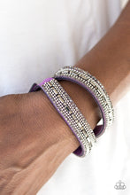 Load image into Gallery viewer, Paparazzi - Shimmer and Sass - Purple Bracelet
