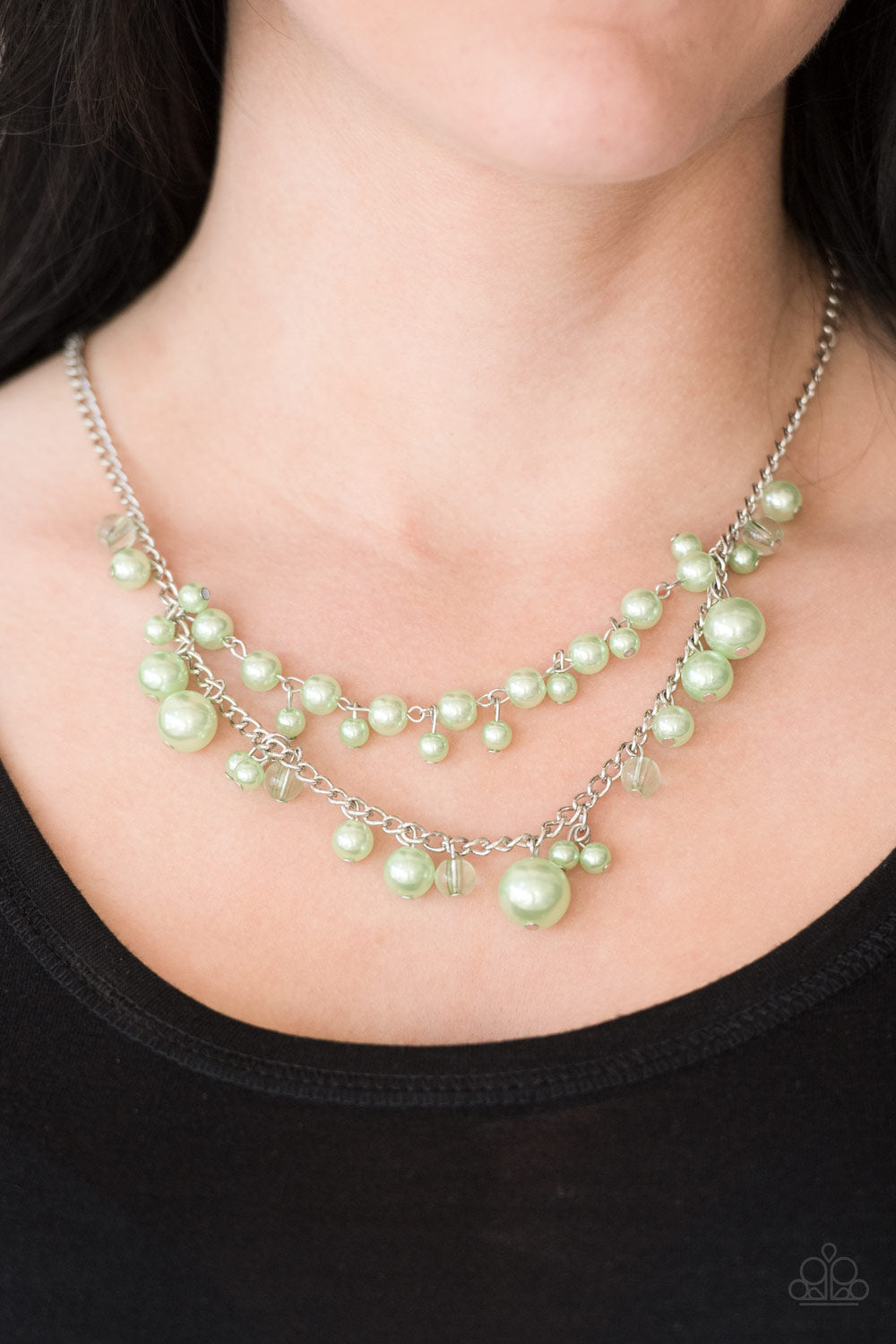 Paparazzi - Blissfully Bridesmaid - Green Necklace