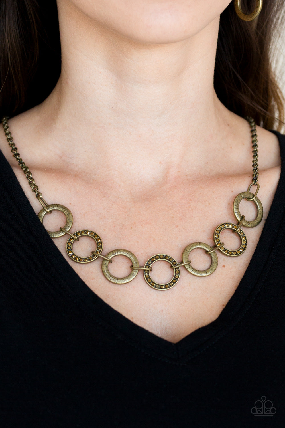 Paparazzi - Modern Day Madonna - Brass Necklace