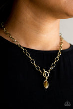 Load image into Gallery viewer, Paparazzi - Club Sparkle - Brass Necklace
