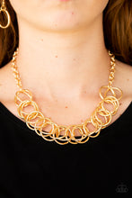 Load image into Gallery viewer, Paparazzi - Heavy Metal Hero - Gold Necklace
