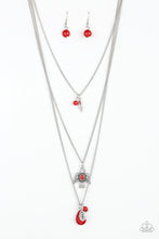 Load image into Gallery viewer, Paparazzi - Soar With The Eagles - Red Necklace
