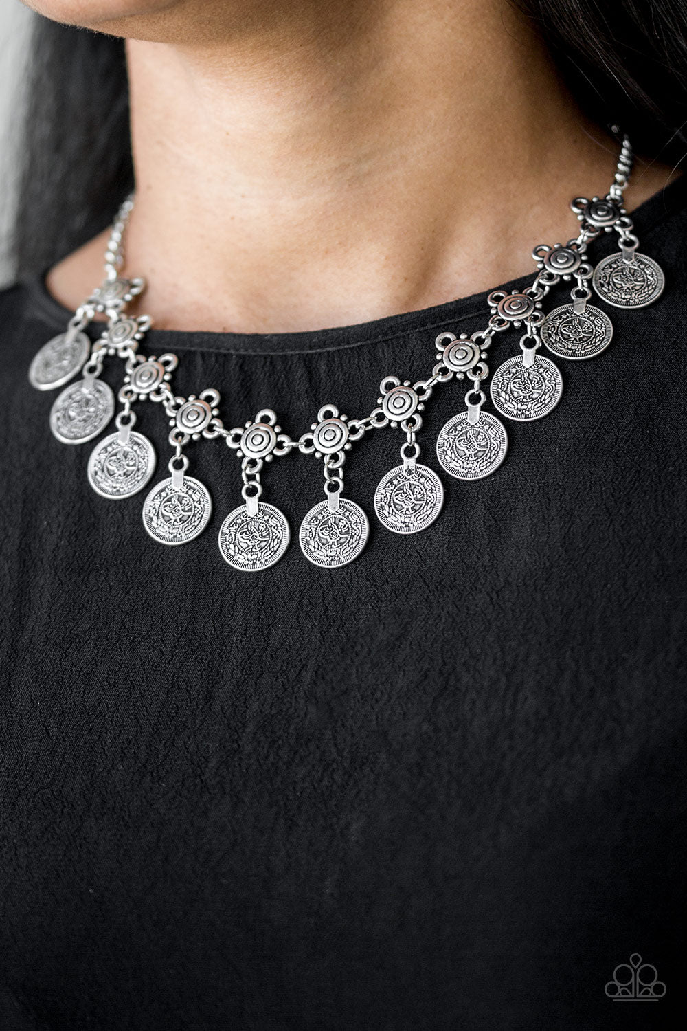 Paparazzi - Walk The Plank - Silver Necklace