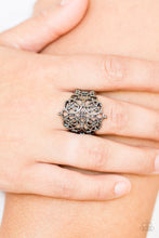 Load image into Gallery viewer, Paparazzi - Victorian Valor - Black Ring
