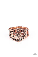 Load image into Gallery viewer, Paparazzi - Fanciful Flower Gardens - Copper Ring
