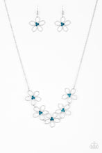 Load image into Gallery viewer, Paparazzi - Hoppin Hibiscus - Blue Necklace
