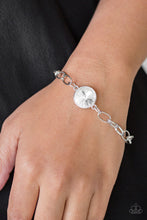 Load image into Gallery viewer, Paparazzi - All Aglitter - White Bracelet
