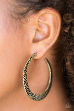 Load image into Gallery viewer, Paparazzi -BEAST Friends Forever - Brass Earrings
