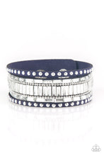 Load image into Gallery viewer, Paparazzi - Rock Star Rocker - Blue Bracelet
